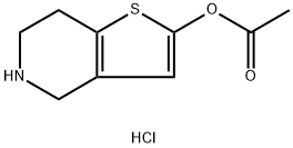 4,5,6,7-Tetrahydro-thieno[3,2-c]pyridin-2-ol 2-acetate hydrochloride Structure