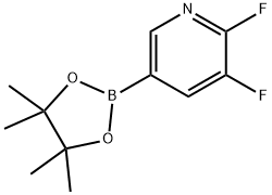2,3-difluoro-5-(4,4,5,5-tetramethyl-1,3,2-dioxaborolan-2-yl)pyridine Structure
