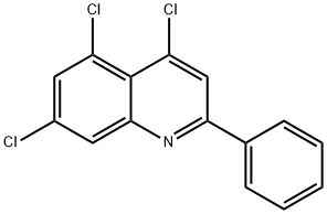 4,5,7-Trichloro-2-phenylquinoline Structure