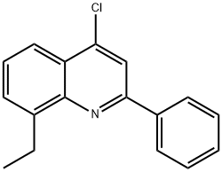 4-Chloro-8-ethyl-2-phenylquinoline Structure