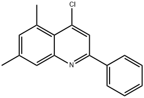 4-Chloro-5,7-dimethyl-2-phenylquinoline Structure