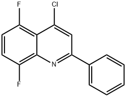 4-Chloro-5,8-difluoro-2-phenylquinoline Structure