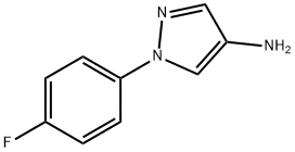 1-(4-fluorophenyl)-1H-pyrazol-4-amine 구조식 이미지