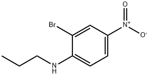 2-Bromo-4-nitro-N-propylaniline Structure