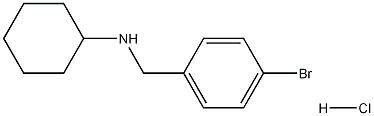 N-(4-Bromobenzyl)cyclohexanamine hydrochloride Structure