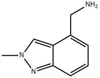 4-Aminomethyl-2-methylindazole 구조식 이미지