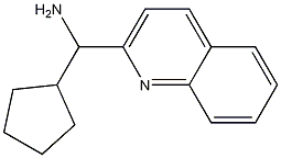 cyclopentyl(quinolin-2-yl)methanamine Structure