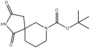 TERT-BUTYL 1,3-DIOXO-2,7-DIAZASPIRO[4.5]DECANE-7-CARBOXYLATE Structure