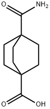 4-carbamoylbicyclo[2.2.2]octane-1-carboxylic acid Structure