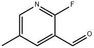 2-Fluoro-5-methylnicotinaldehyde 구조식 이미지
