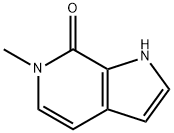 1,6-dihydro-6-methyl-7H-Pyrrolo[2,3-c]pyridin-7-one 구조식 이미지