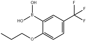 2-Propoxy-5-(trifluoromethyl)phenylboronic acid 구조식 이미지