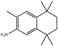 5,6,7,8-tetrahydro-3,5,5,8,8-pentamethyl-2-naphthalenamine Structure