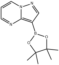피라졸로[1,5-a]피리미딘-3-보론산피나콜에스테르 구조식 이미지