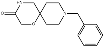 9-benzyl-1-oxa-4,9-diazaspiro[5.5]undecan-3-one 구조식 이미지