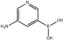 3-Aminopyridine-5-boronic acid Structure