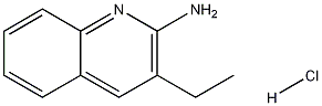 2-Amino-3-ethylquinoline hydrochloride Structure