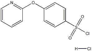 4-(2-Pyridinyloxy)benzenesulfonylchloridehydrochloride Structure