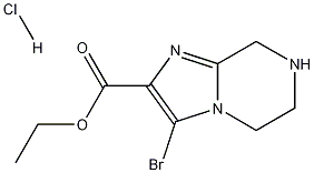 1170568-70-3 ethyl 3-bromo-5,6,7,8-tetrahydroimidazo[1,2-a]pyrazine-2-carboxylate hydrochloride