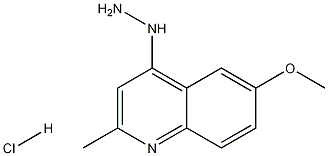 4-Hydrazino-6-methoxy-2-methylquinoline hydrochloride Structure