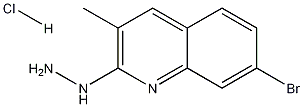 7-Bromo-2-hydrazino-3-methylquinoline hydrochloride 구조식 이미지