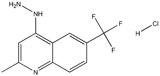 4-Hydrazino-2-methyl-6-trifluoromethylquinoline hydrochloride Structure