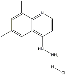 6,8-Dimethyl-4-hydrazinoquinoline hydrochloride Structure