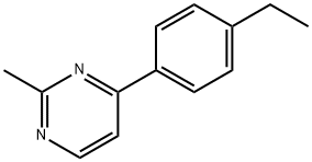 4-(4-ethylphenyl)-2-methylpyrimidine Structure