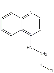 5,8-디메틸-4-히드라지노퀴놀린염산염 구조식 이미지
