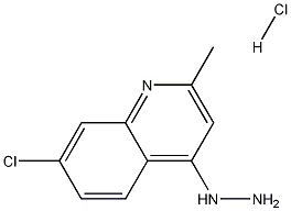 7-Chloro-4-hydrazino-2-methylquinoline hydrochloride Structure