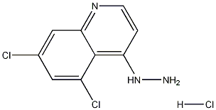 5,7-Dichloro-4-hydrazinoquinoline hydrochloride Structure
