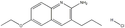 2-아미노-6-에톡시-3-프로필퀴놀린염산염 구조식 이미지