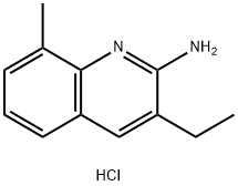 2-Amino-3-ethyl-8-methylquinoline hydrochloride Structure