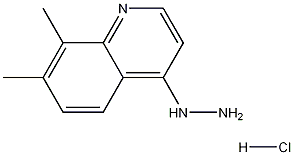 7,8-Dimethyl-4-hydrazinoquinoline hydrochloride Structure