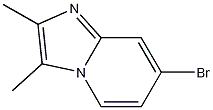 7-bromo-2,3-dimethylimidazo[1,2-a]pyridine Structure
