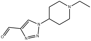 1-(1-ethylpiperidin-4-yl)-1H-1,2,3-triazole-4-carbaldehyde Structure