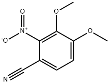 3,4-dimethoxy-2-nitrobenzonitrile Structure