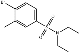 4-Bromo-N,N-diethyl-3-methylbenzenesulfonamide Structure