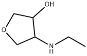4-(ethylamino)tetrahydrofuran-3-ol Structure