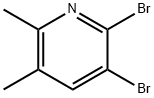5,6-디브로모-2,3-디메틸피리딘 구조식 이미지