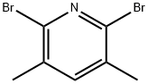 3,5-Dimethyl-2,6-dibromopyridine 구조식 이미지