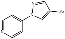 4-(4-bromo-1H-pyrazol-1-yl)pyridine 구조식 이미지