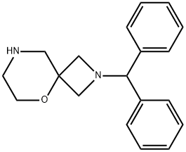 2-benzhydryl-5-oxa-2,8-diazaspiro[3.5]nonane Structure