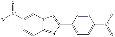 6-nitro-2-(4-nitrophenyl)imidazo[1,2-a]pyridine Structure