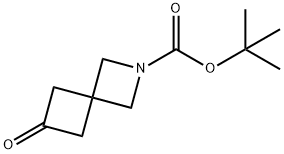 tert-부틸6-옥소-2-아자스피로[3.3]헵탄-2-카르복실레이트 구조식 이미지
