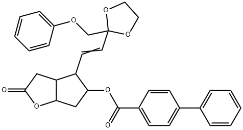 118392-79-3 [1,1'-Biphenyl]-4-carboxylic acid hexahydro-2-oxo-4-[2-[2-(phenoxymethyl)-1,3-dioxolan-2-yl]ethenyl]-2H-cyclopenta[b]furan-5-yl ester