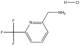 (6-(트리플루오로메틸)피리딘-2-일)메탄아민염산염 구조식 이미지