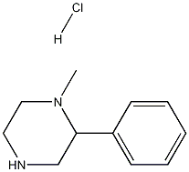 1-Methyl-2-phenyl-piperazinehydrochloride Structure