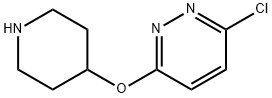 3-Chloro-6-(4-piperidyloxy)pyridazine Structure