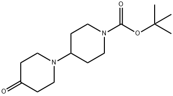 tert-부틸4-옥소-1,4'-비피페리딘-1'-카르복실레이트 구조식 이미지